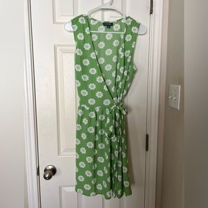 ModCloth Pose Without Saying Wrap Dress (Size L)